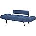 Divano Letto Con Rivestimento Blu Navy Brekke - Foto miniatura 18