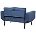 Divano Letto Con Rivestimento Blu Navy Brekke - Foto miniatura 19
