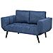 Divano Letto Con Rivestimento Blu Navy Brekke - Foto miniatura 10