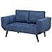 Divano Letto Con Rivestimento Blu Navy Brekke - Foto miniatura 14