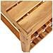 Scarpiera 70x32x46 Cm In Legno Massello Di Acacia - Foto miniatura 2