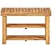 Scarpiera 70x32x46 Cm In Legno Massello Di Acacia - Foto miniatura 3