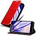 Custodia Compatibile Con Zte Nubia Z11 Mini S In Rosso Mela - Coperchio Protettiva Con Chiusura Magnetica, Funzione Stand E Tasca Per Le Carte - Foto miniatura 1
