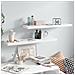 Scaffali A Parete 2 Pz Bianco Lucido 90x23,5x3,8 Cm In Mdf - Foto miniatura 1