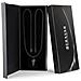 Collana da Uomo in Pelle Premium, ""Arrow"", 60cm, Nero - Foto miniatura 5