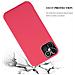 Custodia Compatibile Con Apple Iphone 12 Pro Max (6,7"" Zoll) In Candy Rosso - Coperchio Protettivo In Silicone Tpu Flessibile - Foto miniatura 8