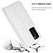 Custodia Compatibile Con Huawei P40 In Classy Argento - Coperchio Protettiva Con Chiusura Magnetica, Funzione Stand E Tasca Per Le Carte - Foto miniatura 8