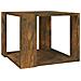 Tavolino Da Salotto Rovere Fumo 40x40x43cm Legno Ingegnerizzato - Foto miniatura 1