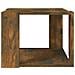 Tavolino Da Salotto Rovere Fumo 40x40x43cm Legno Ingegnerizzato - Foto miniatura 4