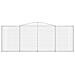 Cesti Gabbioni Ad Arco 4 Pz 400x30x140/160 Cm Ferro Zincato - Foto miniatura 3