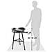 Jumbo SetTriplo Bruciatore a Gas 60 cm + Padella per Paella 65 cm + Supporto a 3 Gambe Colore Nero - Foto miniatura 2