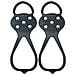 1 Paio Di Tacchetti Antiscivolo Per Scarpe Black 42-47 - Foto miniatura 1