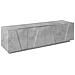 Mobile Porta Tv Raul, Credenza Bassa Da Soggiorno, Base Porta Tv, 100% Made In Italy, Cm 162x44h46, Cemento - Foto miniatura 2