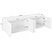 Mobile Porta Tv Raul, Credenza Bassa Da Soggiorno, Base Porta Tv, 100% Made In Italy, Cm 162x44h46, Cemento - Foto miniatura 3