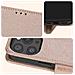 Custodia Per Iphone 15 Pro Max Copertina Portacarte Funzione Supporto Rosa - Foto miniatura 10