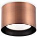 Plafoniera Contemporanea Spike Alluminio Rame 1 Luce Gx53 15w 3000k Ip20 - Foto miniatura 1