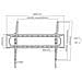 461931 Supporto TV a parete 3,05 m (120") Nero - Foto miniatura 4