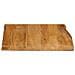 Piano Per Tavolo 80x80x2,5cm Bordi Vivi In Legno Massello Mango - Foto miniatura 3