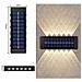 Applique Lampada 12 Led Muro Parete Solare Ip65 Bidirezionale Giardino Te-b0570 - Foto miniatura 1