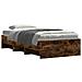 Giroletto Senza Materasso Rovere Fumo 100x200 Cm In Truciolato - Foto miniatura 3