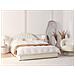 Letto Matrimoniale Contenitore Bouclé Bianco Sporco 160 X 200 Cm Chadenet - Foto miniatura 1