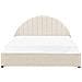 Letto Matrimoniale Contenitore Bouclé Bianco Sporco 160 X 200 Cm Chadenet - Foto miniatura 5