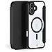 Custodia Protettiva Per Iphone 16 Folio Rinforzata Magsafe, Nero - Foto miniatura 1
