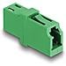 Accoppiatore in fibra ottica LC Simplex femmina a LC Simplex femmina APC verde - Foto miniatura 1