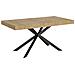 Tavolo allungabile 90x160/420 cm Plaker quercia natura gambe antracite - Foto miniatura 1