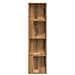 Scaffale Angolare Rovere Artigianale 33x33x132 Cm In Truciolato - Foto miniatura 3
