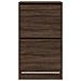 Scarpiera Con 2 Cassetti Ribaltabili Rovere Marrone 60x42x108cm - Foto miniatura 5