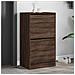 Scarpiera Con 2 Cassetti Ribaltabili Rovere Marrone 60x42x108cm - Foto miniatura 8