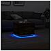 Lusso Casadino -  Tavolino Da Soggiorno Con Luci Led Rovere Sonoma 50x50x40 Cm - Foto miniatura 4