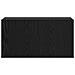 Set di Mobili TV Rovere Nero Legno ingegnerizzato Piccolo - Foto miniatura 6