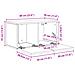 Set di Mobili TV Rovere Nero Legno ingegnerizzato Piccolo - Foto miniatura 7