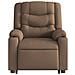Poltrona Alzapersona Reclinabile Marrone in Tessuto - Foto miniatura 5
