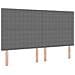 Letto a Rete con Materasso Grigio Chiaro Super King Tessuto in Corduroy - Foto miniatura 7