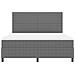 Letto a Rete con Materasso Grigio Chiaro Super King Tessuto in Corduroy - Foto miniatura 8