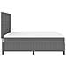 Letto a Rete con Materasso Grigio Chiaro Super King Tessuto in Corduroy - Foto miniatura 9