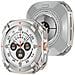Custodia Protettiva Cyber Hollow Compatibile Con Samsung Ultra E Samsung Galaxy Watch7, Design Robusto In Lega Di Zinco E Pc Silver - Foto miniatura 3