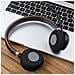 Cuscinetti Auricolari In Rete Da Calcio, Confezione Da 2, Compatibili Con Jabra Evolve E Plantronics Voyager Series Grey+black - Foto miniatura 2