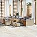 Set Divano da Giardino 13 pcs Beige e Grigio Chiaro - Foto miniatura 2