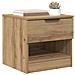 Armadietto per letto 2 pcs rovere artigianale 40 x 39 x 40 cm - Foto miniatura 3