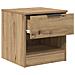 Armadietto per letto 2 pcs rovere artigianale 40 x 39 x 40 cm - Foto miniatura 5