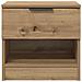 Armadietto per letto 2 pcs rovere artigianale 40 x 39 x 40 cm - Foto miniatura 7