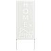 Pannello Decorativo da Giardino Bianco 50 x 140 cm - Foto miniatura 1