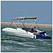 Bimini di Prua con Pareti Laterali 3 Archi 183x(137-152)x137cm - Foto miniatura 2