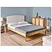 Letto Legno Di Pino Clairac 160 X 200 Cm Marrone Chiaro - Foto miniatura 1