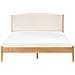 Letto Legno Di Pino Clairac 160 X 200 Cm Marrone Chiaro - Foto miniatura 3