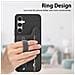 Custodia Nera In Pelle Pu Con Porta Carte E Cinturino Elastico Compatibile Con Samsung S24 Ultra - Foto miniatura 3